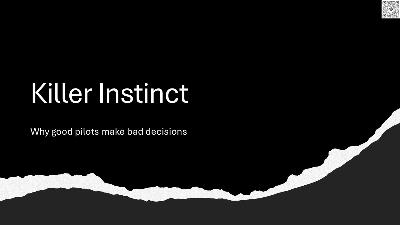 “I’ve Got This…” – The Killer Instinct in Helicopter Flying